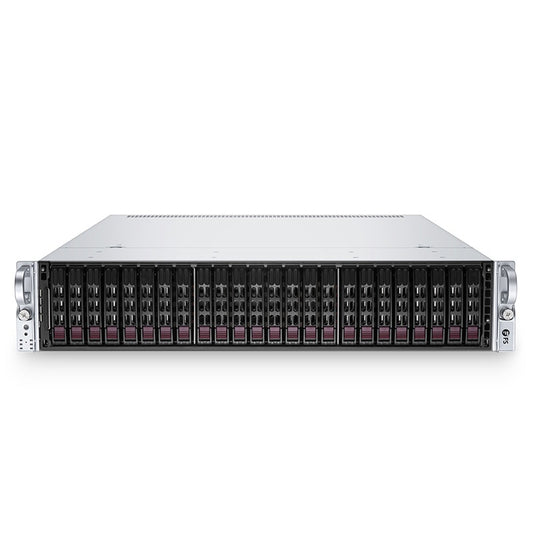 RS7260, 2U Rackmount Server, Dual Intel® Xeon® Scalable Processors, Up to 4 x 16GB DRAM, 2 x 2.5'' Hot-swap SAS HDD Drive Bays, 2 x RJ45 10GbE Ports, 1000W Redundant